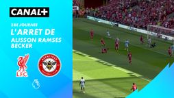 L'arrêt de Alisson Ramsés Becker contre Brentford (43')