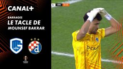 Le tacle de Mounsef Bakrar contre Genk (47')