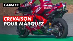 Crevaison du pneu arrière pour Marc Márquez