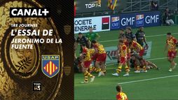 L'essai de Jeronimo de la Fuente contre Provence Rugby