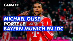 Michael Olise doublement décisif contre l’Atalanta Bergame en huitièmes de finale de la Ligue des champions.