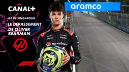 Le dépassement de Oliver Bearman au Grand Prix de Singapour- 29e tour