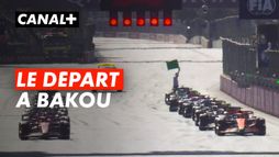 Formule 1 : Le départ du Grand Prix d'Azerbaidjan, avec Leclerc en pole position