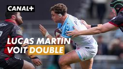 Le talonneur, Lucas Martin inscrit son doublé face à Lyon