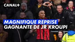 Splendide réalisation de Junior Kroupi a inscrit son huitième but de la saison