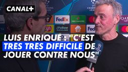 Ligue des champions - Luis Enrique a beaucoup souffert pendant le match