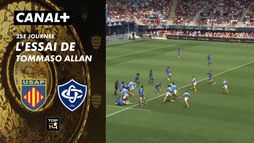 L'essai de Tommaso Allan contre Castres