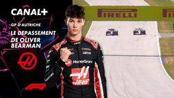 Le dépassement de Oliver Bearman au Grand Prix d'Autriche- 10e tour
