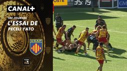 L'essai de Peceli Yato contre Provence Rugby