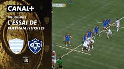 L'essai de Nathan Hughes contre Castres