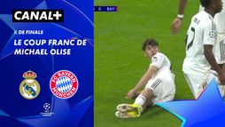 Le coup franc de Michael Olise contre Real Madrid (7')