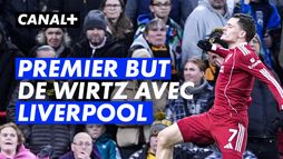 Le premier but de Florian Wirtz sous les couleurs des Reds