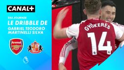 Le dribble de Gabriel Teodoro Martinelli Silva contre Sunderland (93')
