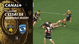 L'essai de Domingo Miotti contre La Rochelle