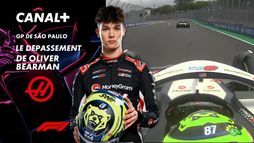 Le dépassement de Oliver Bearman au Grand Prix de São Paulo- 57e tour