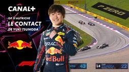 Le contact de Yuki Tsunoda au Grand Prix d'Autriche- 31e tour