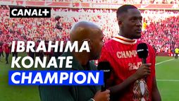 La réaction d'Ibrahima Konaté au titre de champion de Liverpool