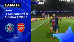 Le passe décisive de Ousmane Dembélé contre Arsenal (72')