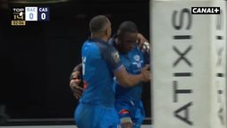 L'essai de Christian Ambadiang contre Racing