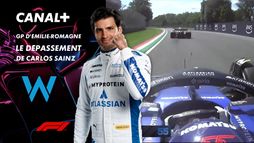 Le dépassement de Carlos Sainz au Grand Prix d'Émilie-Romagne- 32e tour