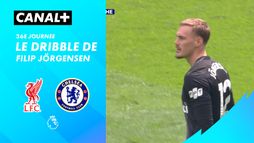 Le dribble de Filip Jörgensen contre Liverpool (48')