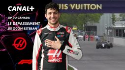 Le dépassement de Ocon Esteban au Grand Prix du Canada- 41e tour - 13e tour