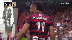 L'essai de Matthis Lebel contre Lyon