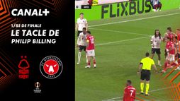 Le tacle de Philip Billing contre Nottingham (41')