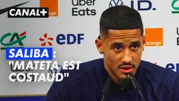 Equipe de France : Saliba heureux de retrouver Mateta en Bleu