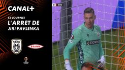 L'arrêt de Jirí Pavlenka contre Brann (18')