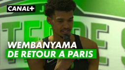 Wembanyama de retour à Paris