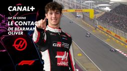  Le contact de Bearman Oliver au Grand Prix de Chine- 15e tour - 8e tour