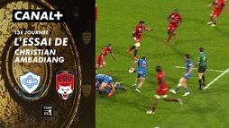 L'essai de Christian Ambadiang contre Lyon
