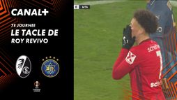 Le tacle de Roy Revivo contre Fribourg (68')
