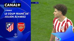 Le coup franc de Julián Álvarez contre Arsenal (49')