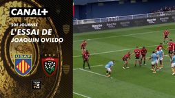 L'essai de Joaquin Oviedo contre Toulon