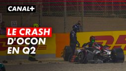 Formule 1 : le crash d'Esteban Ocon en Q2 à Bahreïn