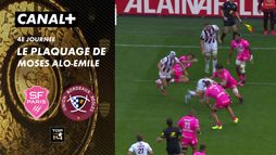 Le plaquage offensif de Moses Alo-Emile contre Bordeaux-Bègles