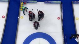 Curling fauteuil - Canada - Norvège , par équipes mixtes