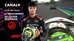 Le dépassement de Oliver Bearman au Grand Prix de São Paulo- 45e tour
