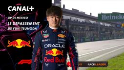Le dépassement de Yuki Tsunoda au Grand Prix de Mexico- 64e tour