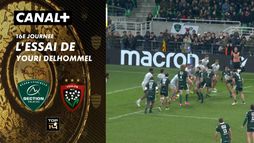 L'essai de Youri Delhommel contre Toulon