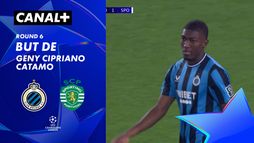 Le but de Geny Cipriano Catamo contre Bruges (3')