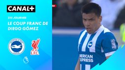 Le coup franc de Diego Gómez contre Liverpool (62')