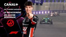 Le dépassement de Oliver Bearman au Saudi Arabian Grand Prix 2025 - 40e tour
