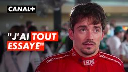 Formule 1 : "J'ai tout essayé", Charles Leclerc perd le podium quelques tours avant l'arrivée