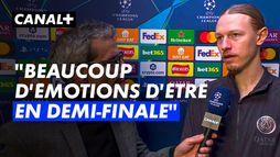 L'un des hommes forts du PSG Matveï Safonov au micro après la qualification parisienne - Ligue des champions 2025-2026