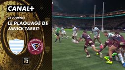 Le plaquage offensif de Janick Tarrit contre Bordeaux-Bègles