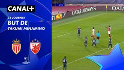 Le but de Takumi Minamino contre Etoile rouge de Belgrade (70')