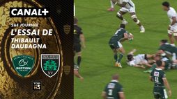 L'essai de Thibault Daubagna contre US Montauban